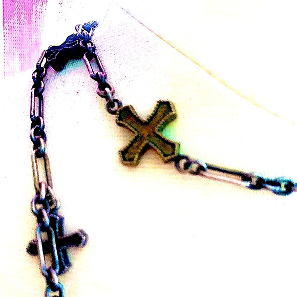 Virgins Saints & Angels San Benito Cross Necklace - Picture 7 of 16